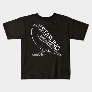 Starling Blackbird Kids T-Shirt